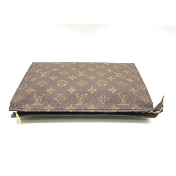 Louis Vuitton Monogram Poche Toilette 26 Clutch Bag W/Dust Bag Lux204-092425 - Picture 7 of 14